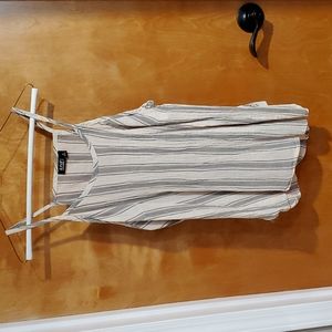 a.n.a. spaghetti strap gauze top
